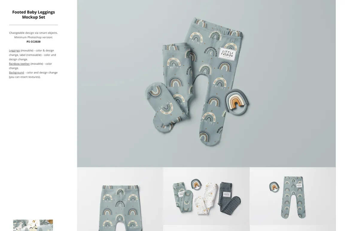 Little Fashion 2 Mockup Bundle
