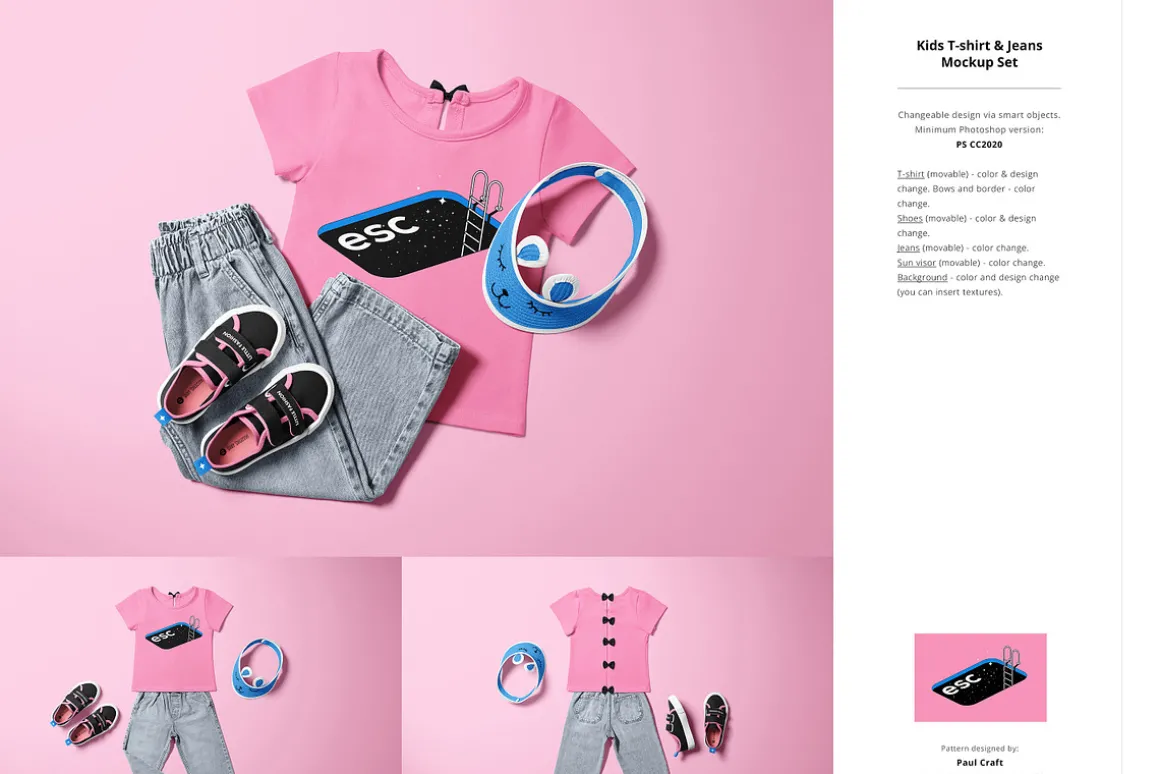 Little Fashion 2 Mockup Bundle