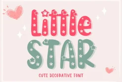 Little Star - Cute Display Font