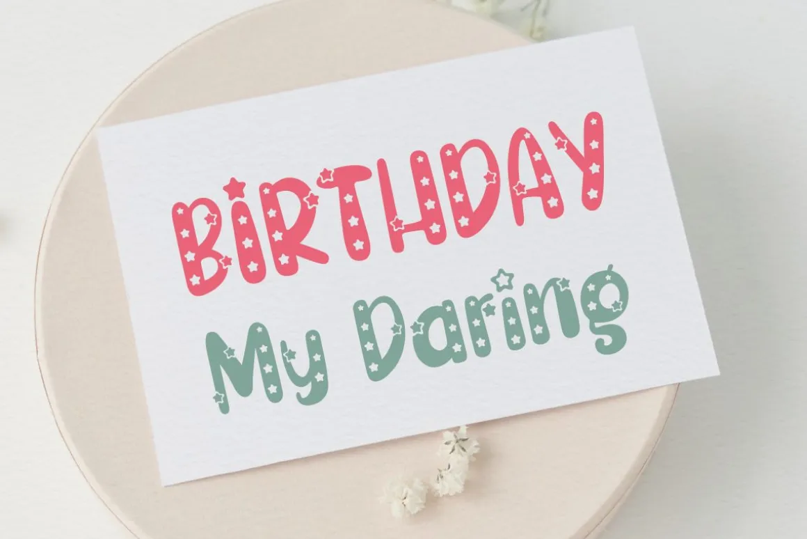 Little Star - Cute Display Font