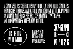 LL Narrew Textured font