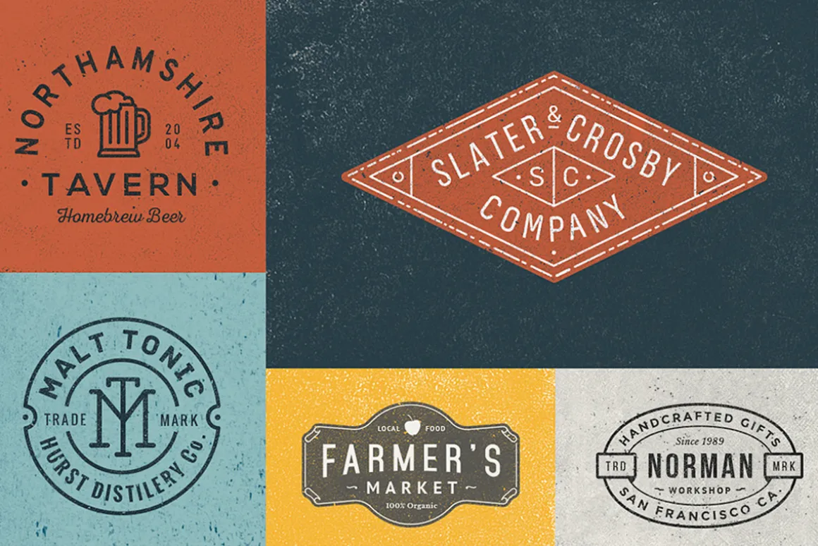 10 Logo/Badge Templates Vol.4