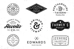 10 Logo/Badge Templates Vol.4