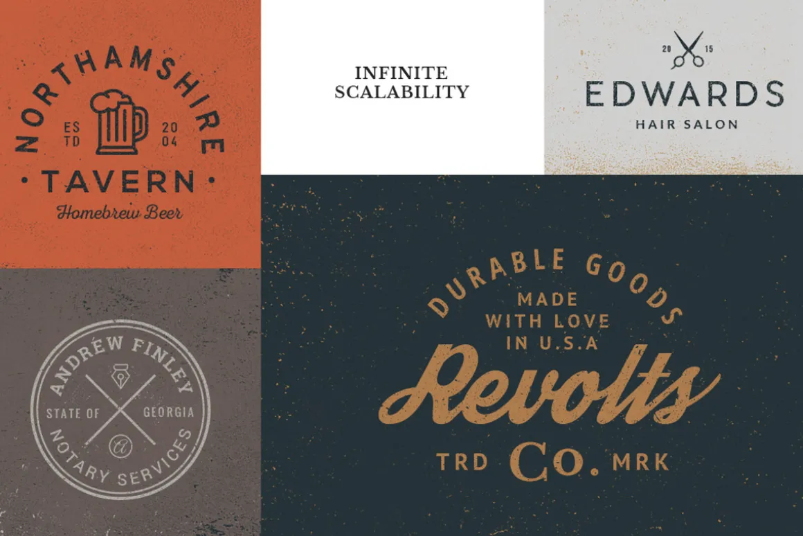 10 Logo/Badge Templates Vol.4