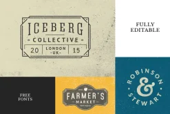 10 Logo/Badge Templates Vol.4