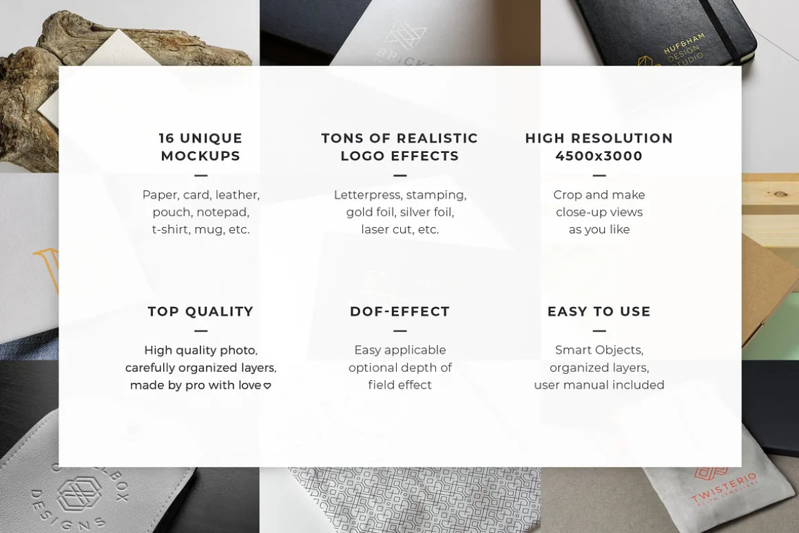 Logo Mockups Collection Vol. 1