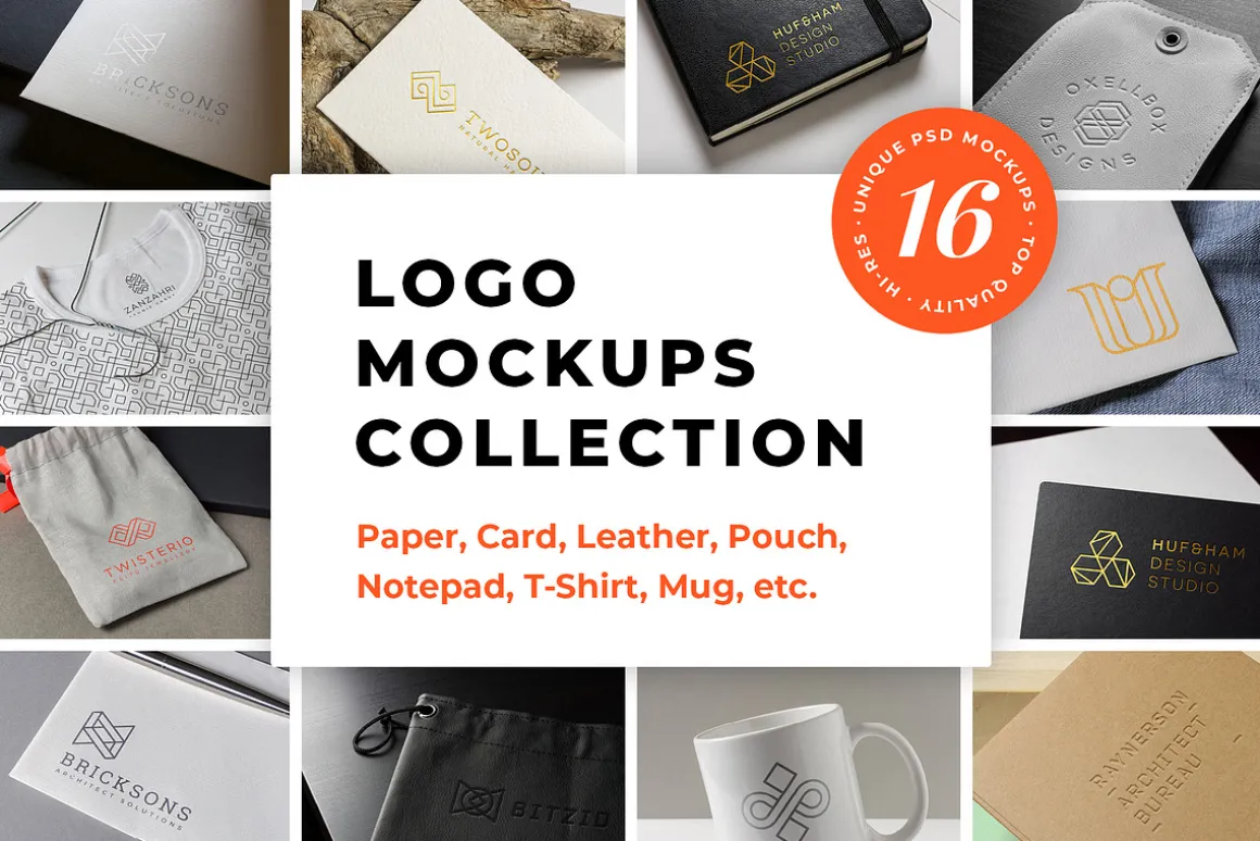 Logo Mockups Collection Vol. 1
