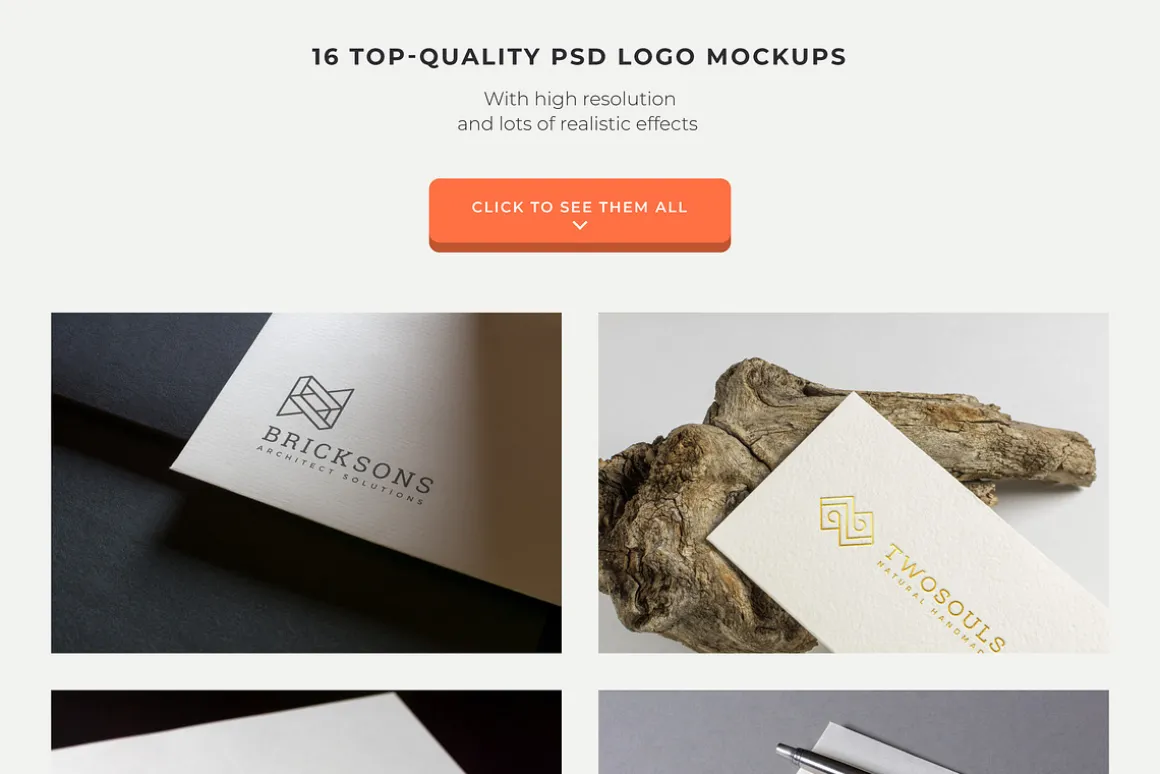 Logo Mockups Collection Vol. 1