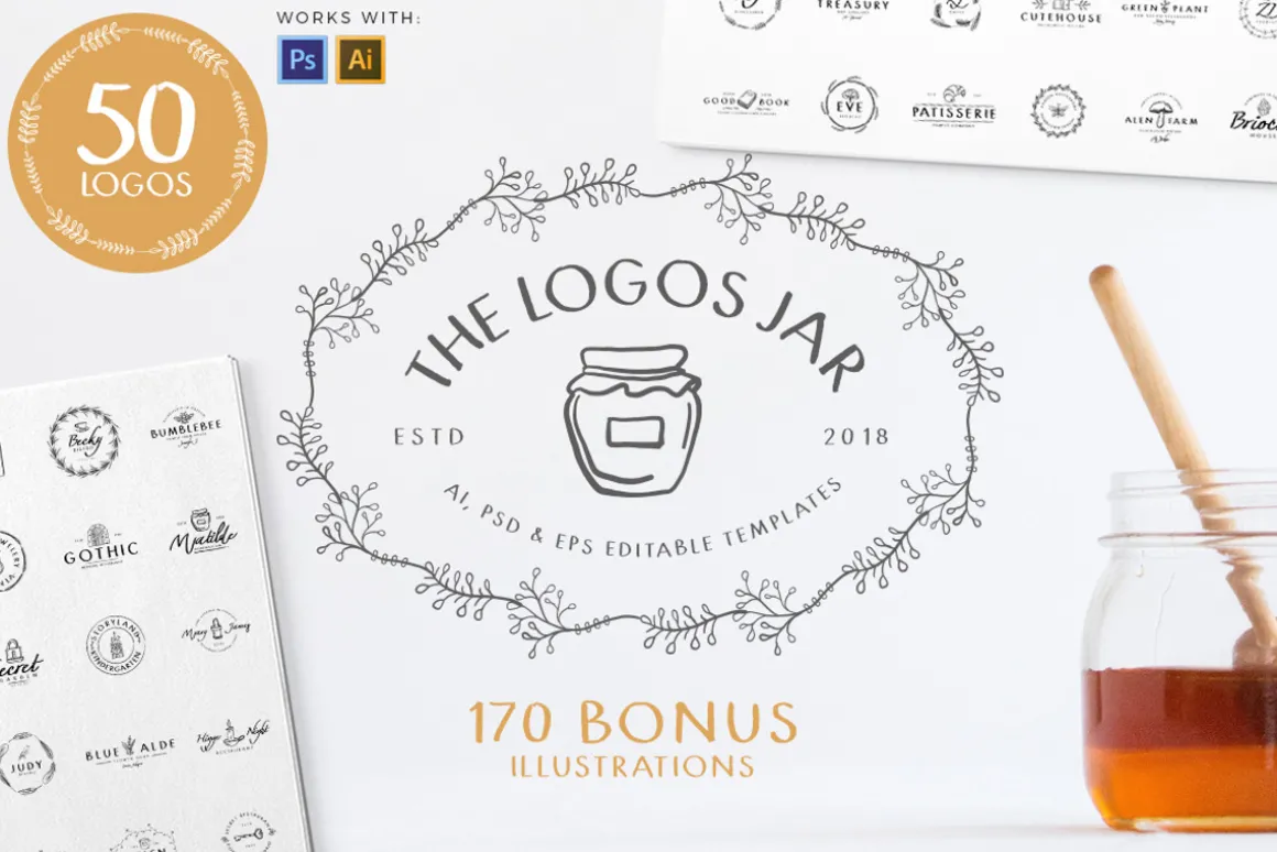 500 Logos Bundle