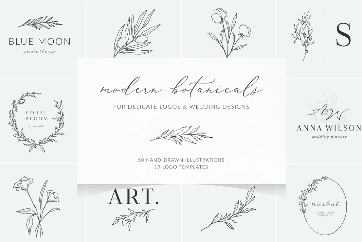 320 logos & illustrations bundle