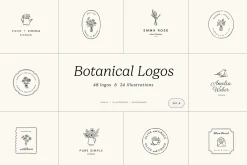 320 logos & illustrations bundle