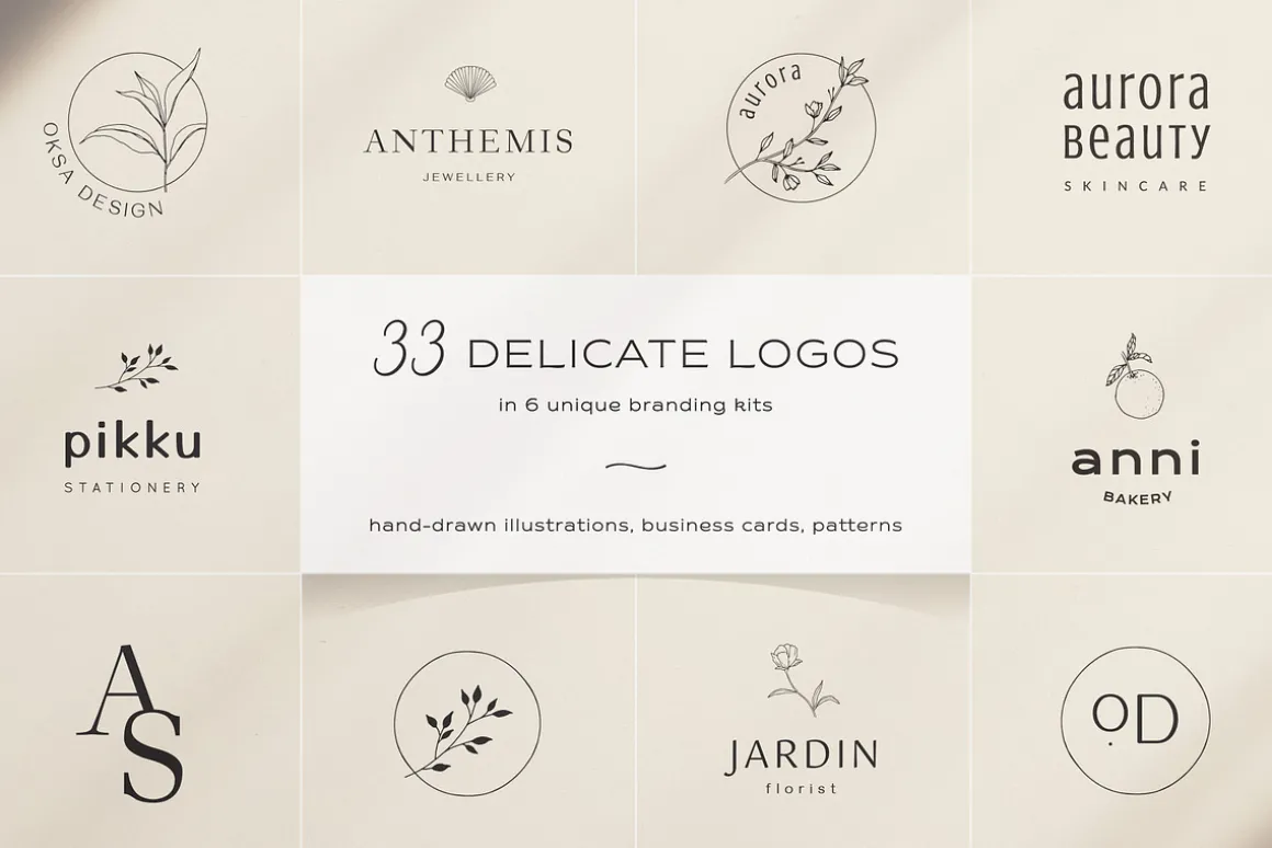 320 logos & illustrations bundle
