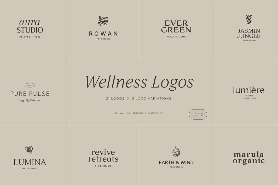 320 logos & illustrations bundle
