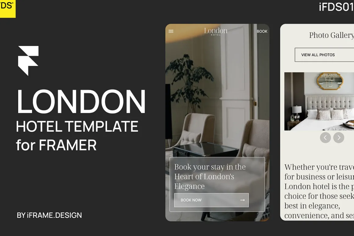 LONDON HOTEL - FRAMER TEMPLATE