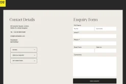 LONDON HOTEL - FRAMER TEMPLATE