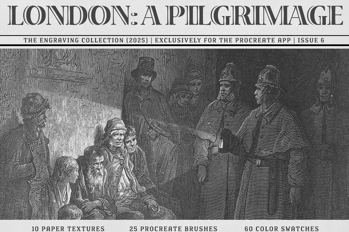 London, a Pilgrimage Procreate Kit