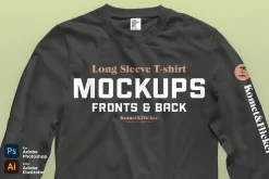 Long Sleeve T-shirt Mockups