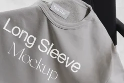 Long Sleeve Mockup PSD