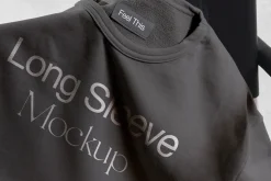 Long Sleeve Mockup PSD