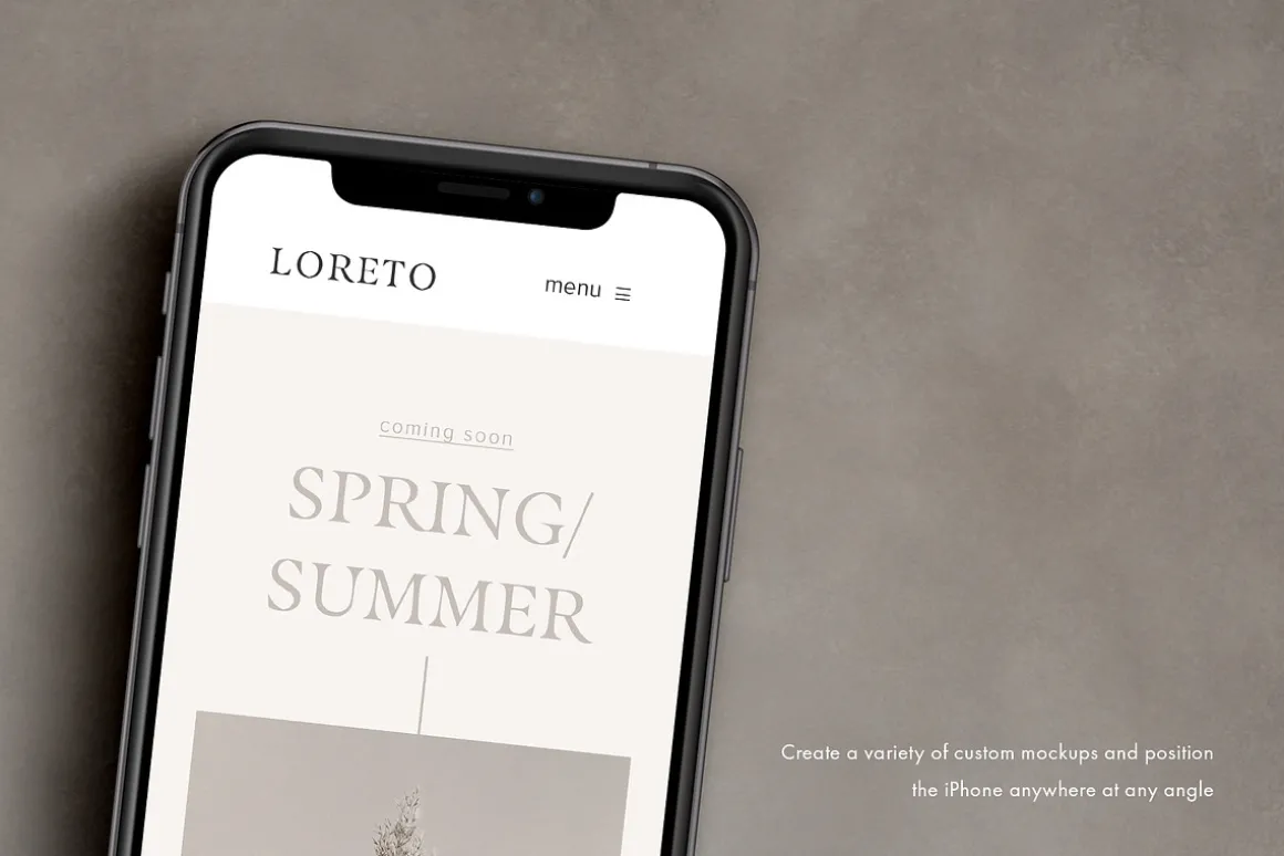 Loreto - iPhone Mockup Scene Creator