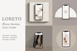 Loreto - iPhone Mockup Scene Creator