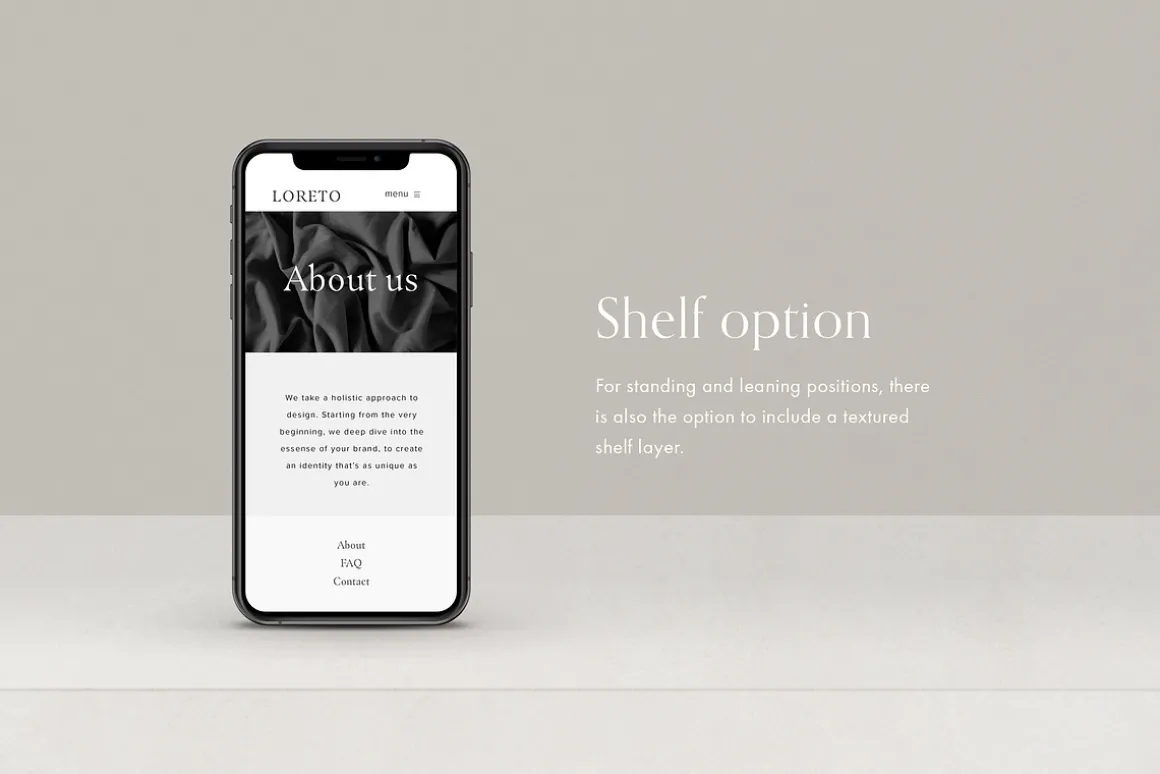 Loreto - iPhone Mockup Scene Creator