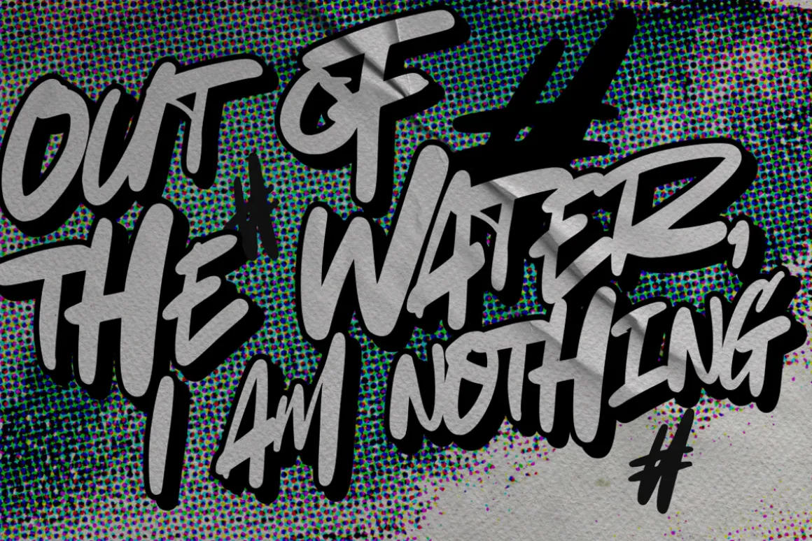 Lost In South - Natural Brush Font
