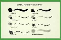Lotería Procreate Brushes & Tutorial