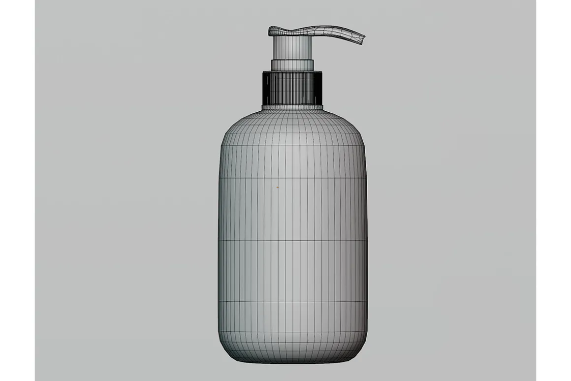 Lotion bottle 3d model 06