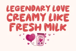 Lovely Heart - Playful Bubble Font