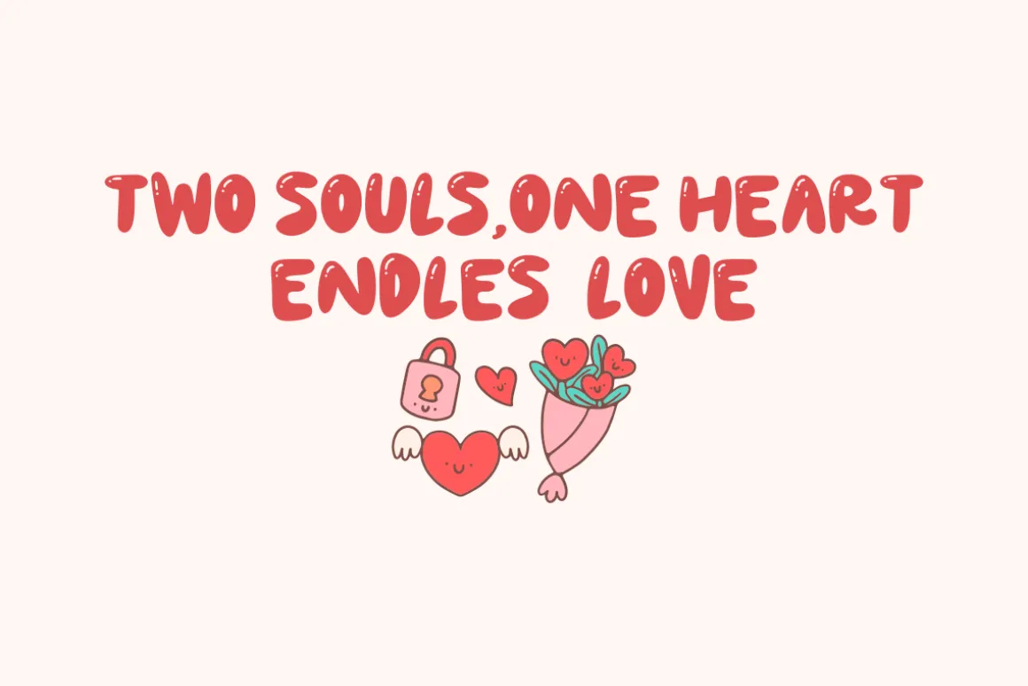 Lovely Heart - Playful Bubble Font