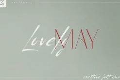Lovely May - Font duo