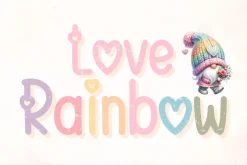 Love Rainbow - Handwriting