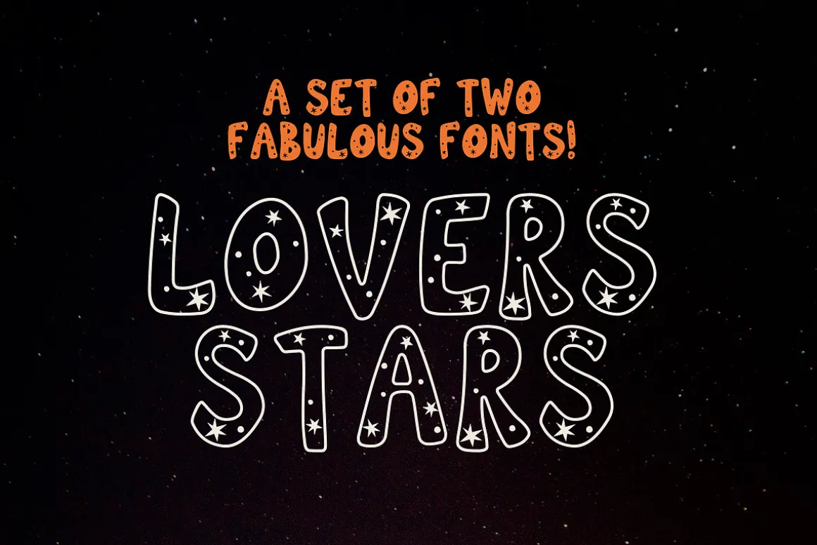 Lovers Stars Fabulous Fonts