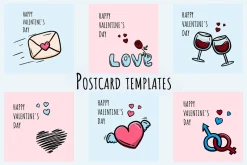 Love. Set of vector elements