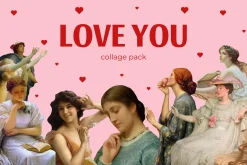 LOVE YOU - Collage Pack
