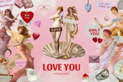 LOVE YOU - Collage Pack