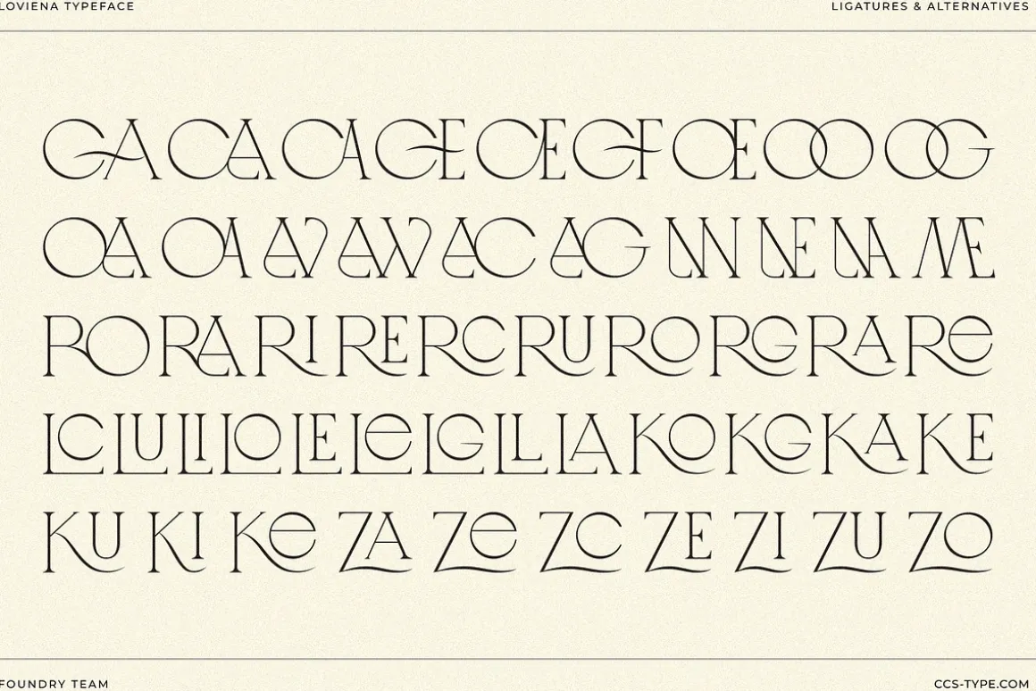 Loviena Rose - Stylish Serif