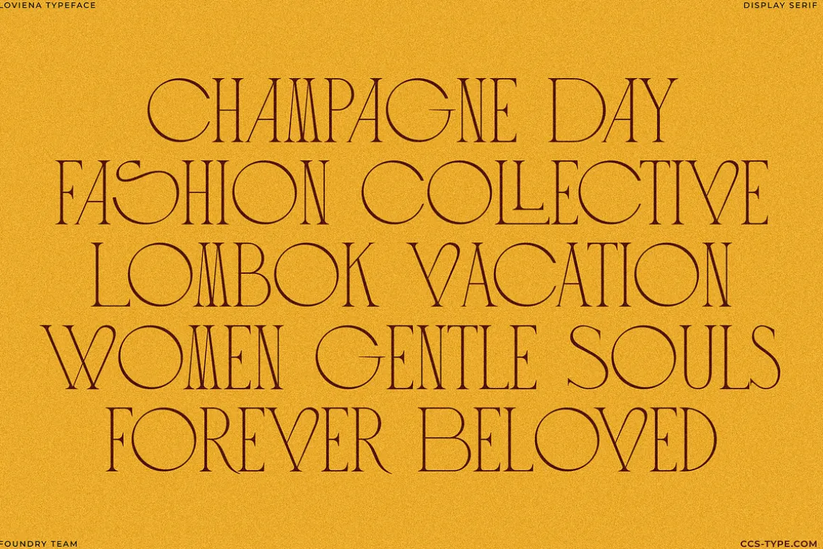 Loviena Rose - Stylish Serif