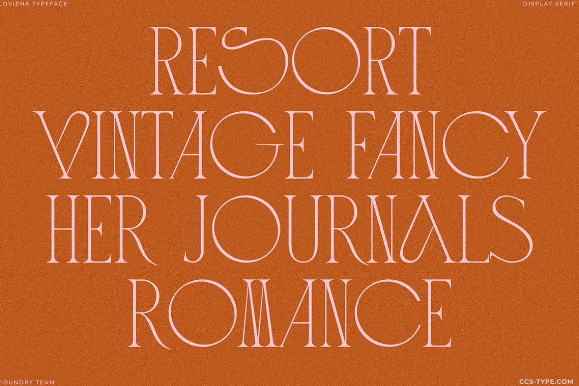 Loviena Rose - Stylish Serif