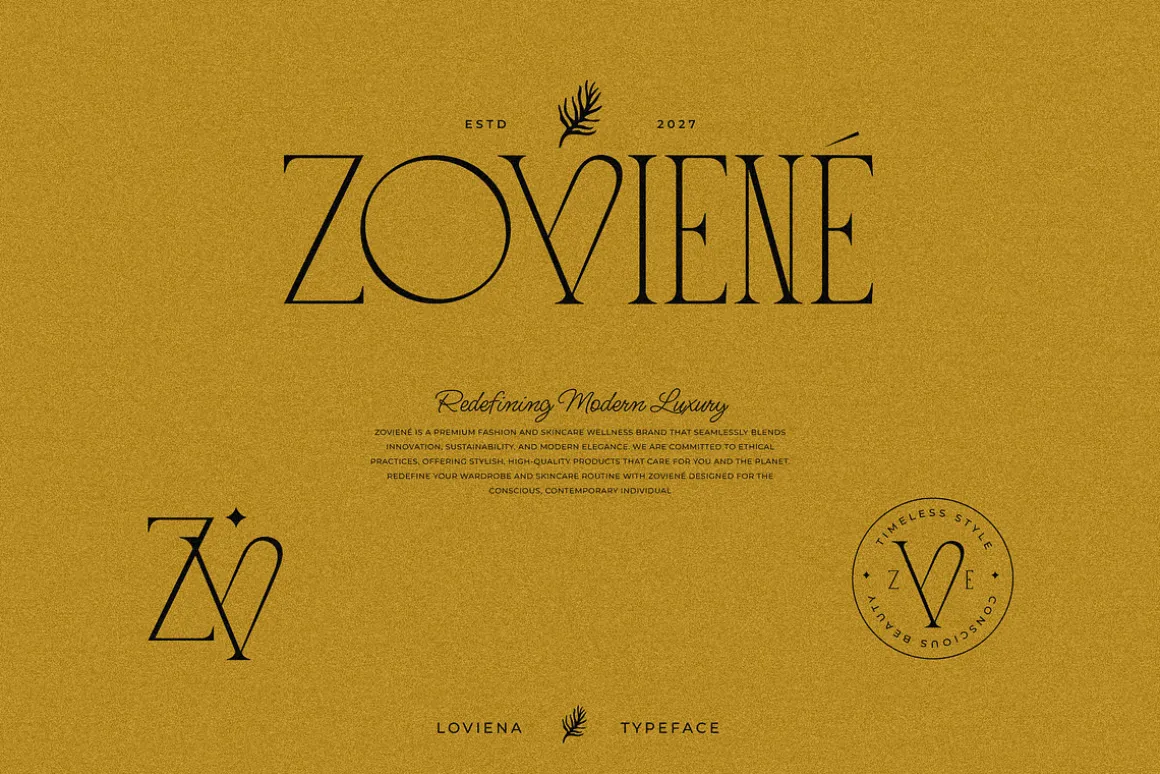 Loviena Rose - Stylish Serif