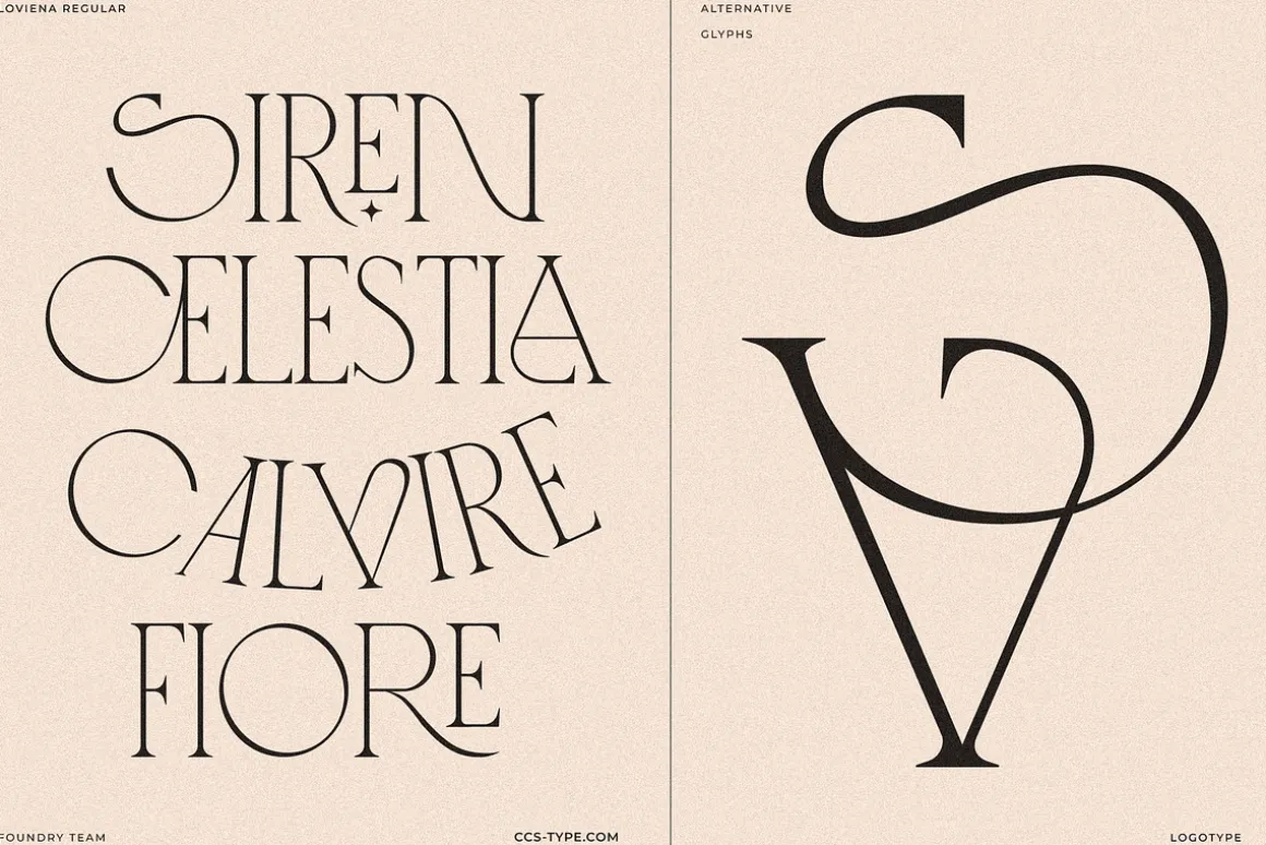 Loviena Rose - Stylish Serif