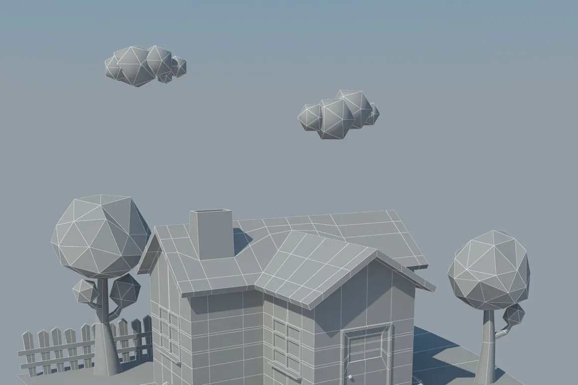 Low Poly House 4