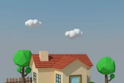 Low Poly House 4