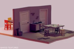 LOW POLY INTERIOR [25+ UNIQ OBJECTS]