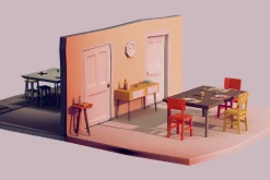 LOW POLY INTERIOR [25+ UNIQ OBJECTS]