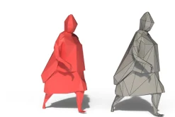 Low Poly Posed People Pack 2