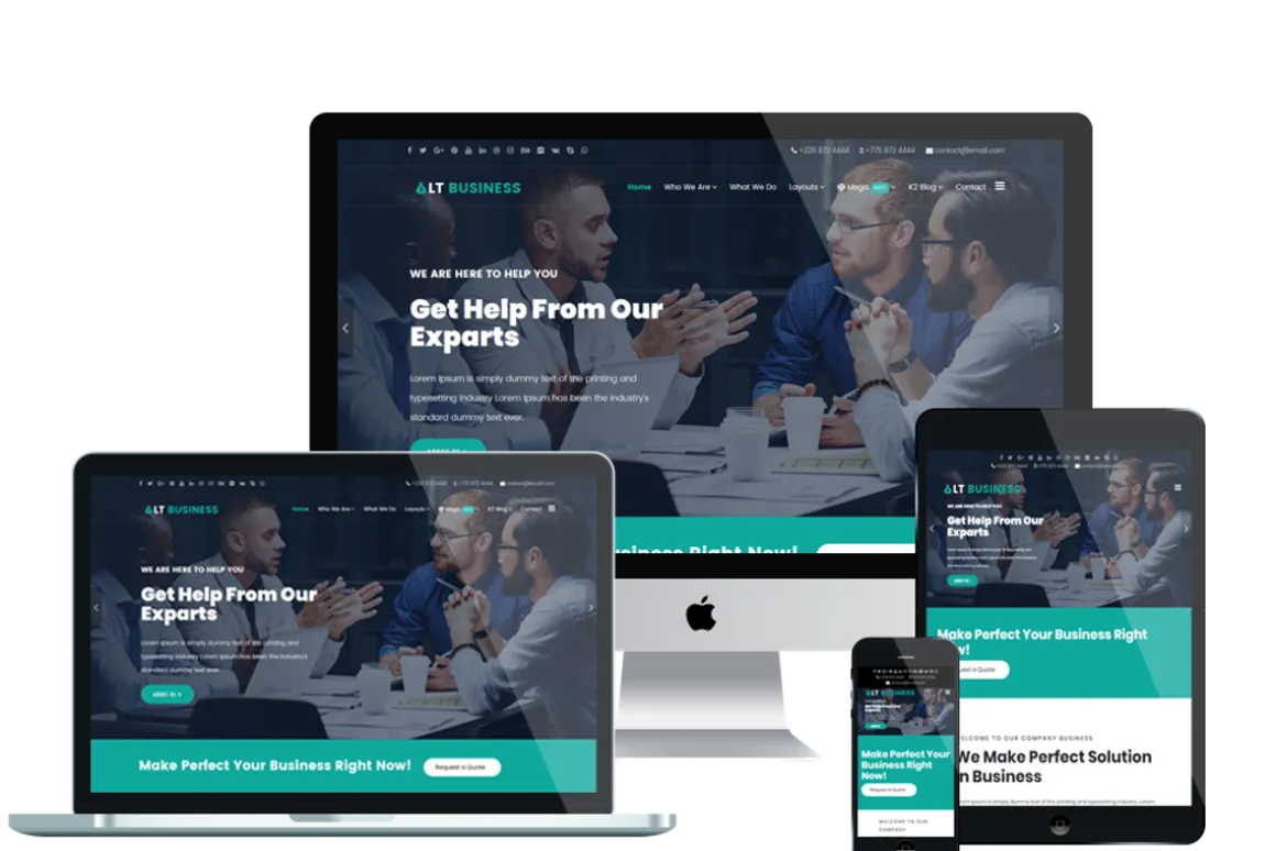 LT Business Onepage WordPress Theme