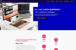 LT Personal Onepage WordPress Theme