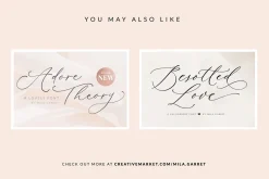 Lucille Wedding Calligraphy Font